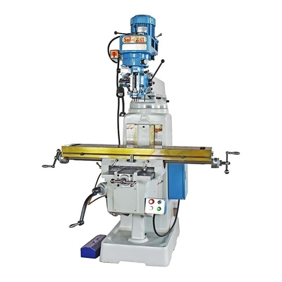 Máy phay tháp pháo 3 trục dọc để gia công kim loại